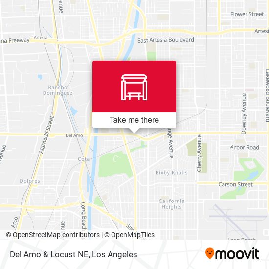 Mapa de Del Amo & Locust NE