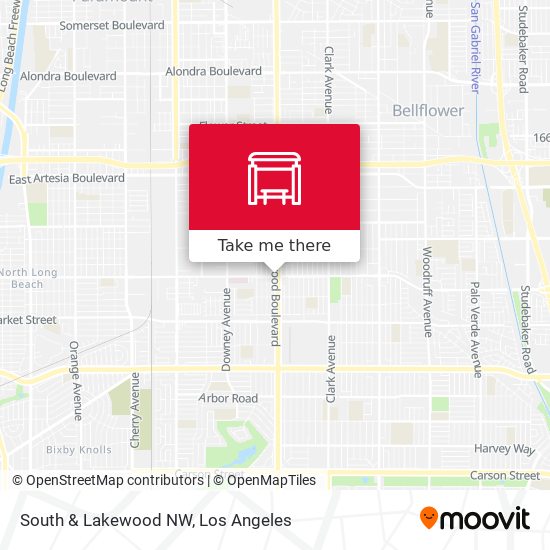 South & Lakewood NW map