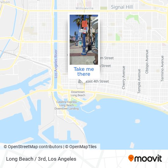 Mapa de Long Beach / 3rd