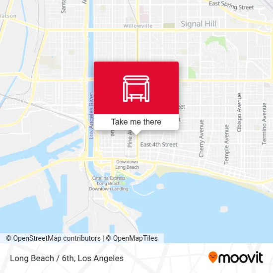 Long Beach / 6th map