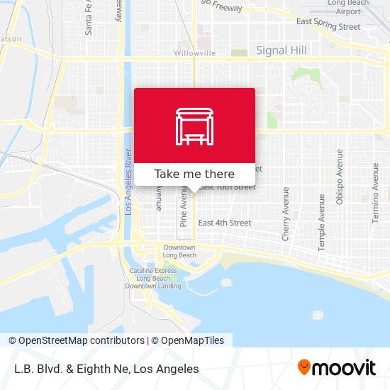 L.B. Blvd. & Eighth Ne map