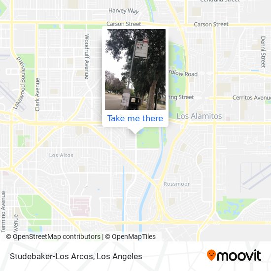 Studebaker-Los Arcos map