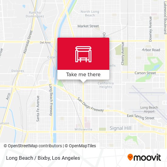 Mapa de Long Beach / Bixby