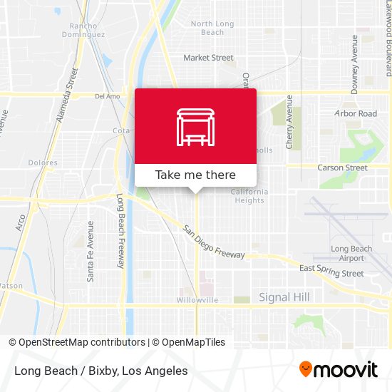 Mapa de Long Beach / Bixby