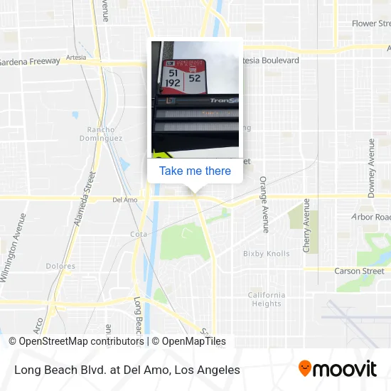 Long Beach Blvd. at Del Amo map