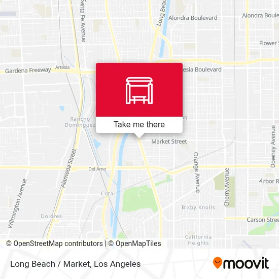 Long Beach / Market map