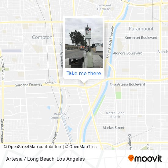 Mapa de Artesia / Long Beach