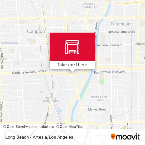 Long Beach / Artesia map