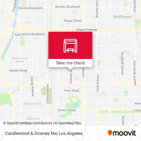 Candlewood & Downey Nw map