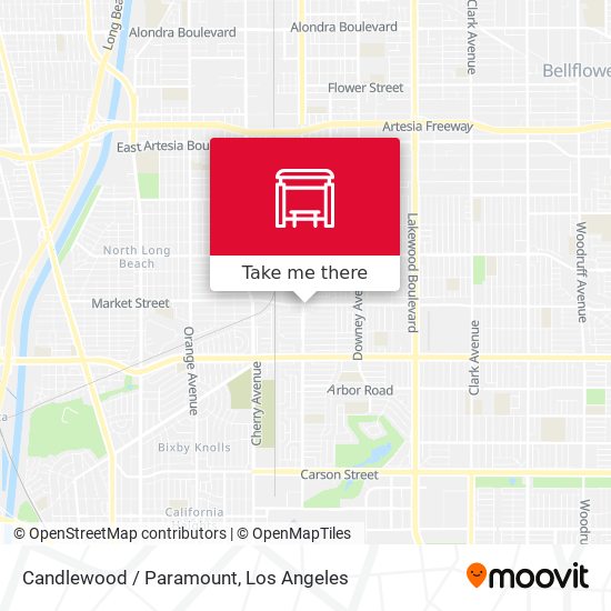 Candlewood / Paramount map