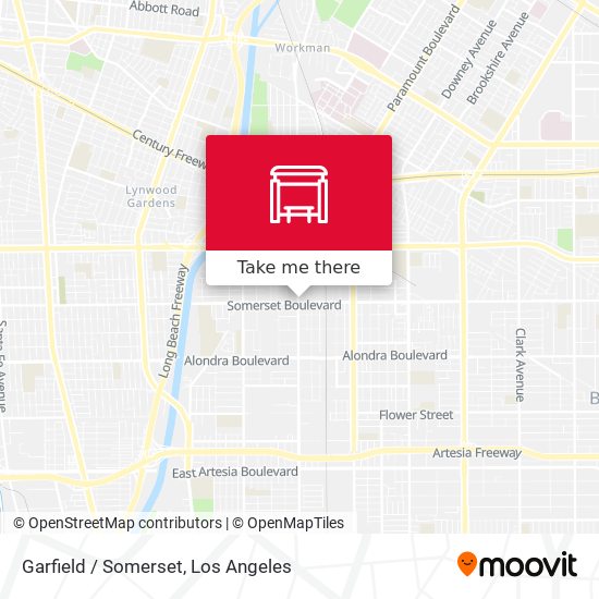 Garfield / Somerset map
