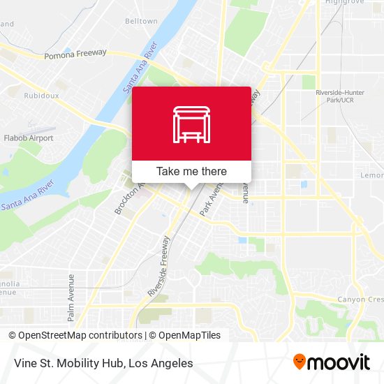 Vine St. Mobility Hub map