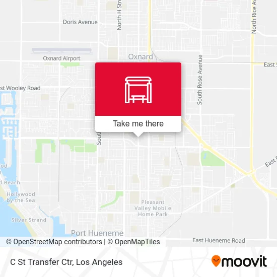 C St Transfer Ctr map