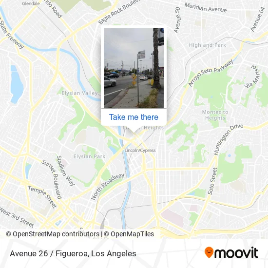 Avenue 26 / Figueroa map