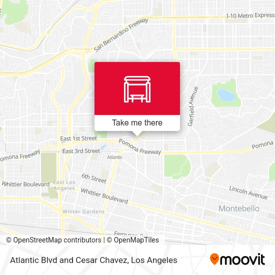 Mapa de Atlantic Blvd and Cesar Chavez
