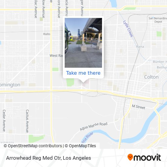 Arrowhead Reg Med Ctr map
