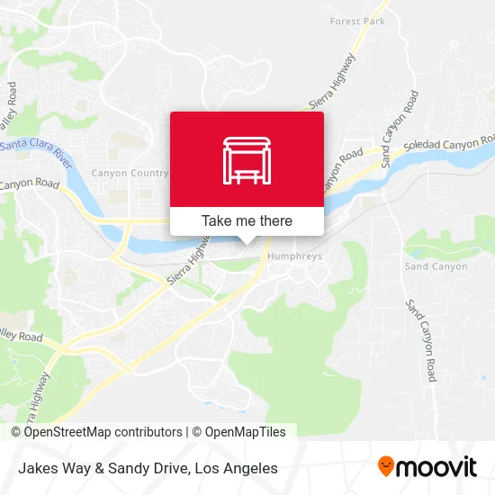 Jakes Way & Sandy Drive map