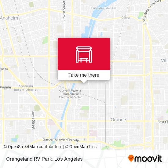 Orangeland RV Park map