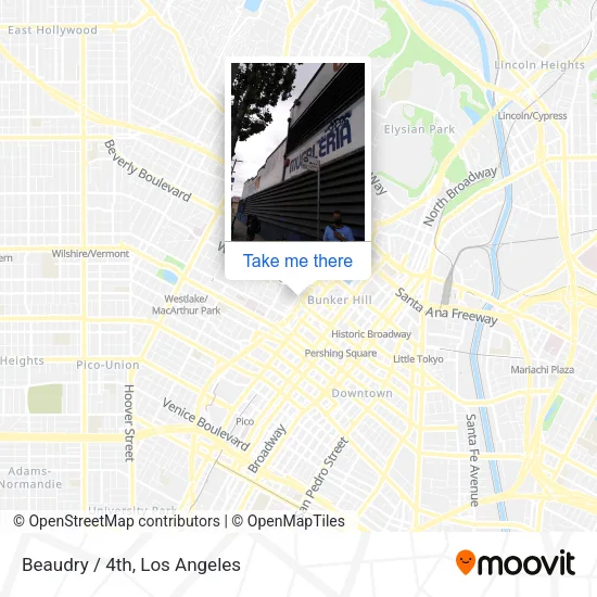 Mapa de Beaudry / 4th