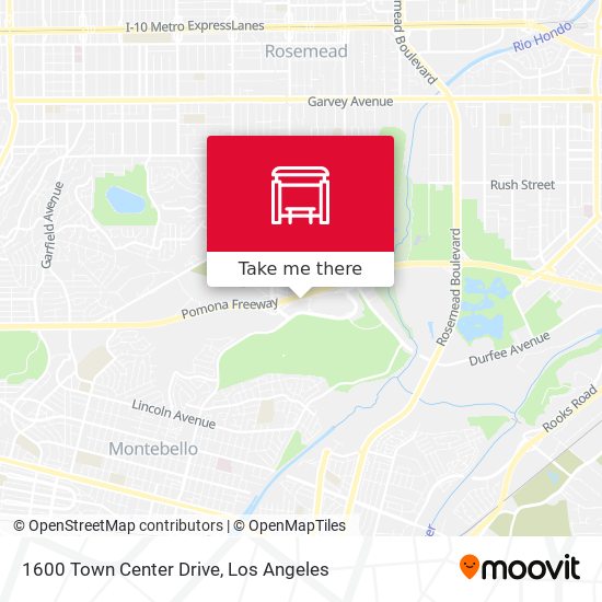 1600 Town Center Drive map
