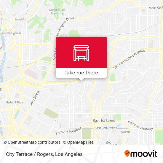 Mapa de City Terrace / Rogers