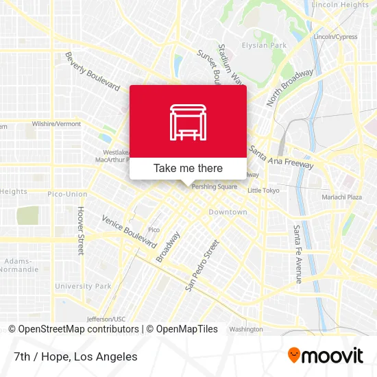 7th / Hope map