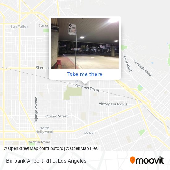 Burbank Airport RITC map