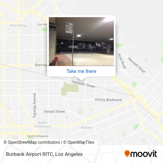 Mapa de Burbank Airport RITC