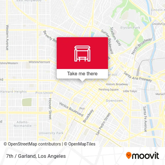 7th / Garland map