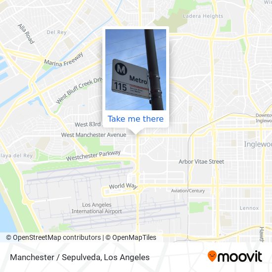 Manchester / Sepulveda map