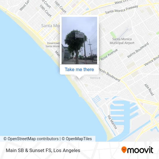 Main SB & Sunset FS map