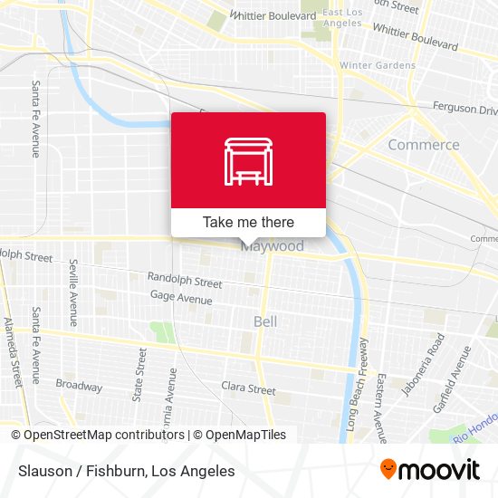 Slauson / Fishburn map