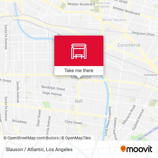 Mapa de Slauson / Atlantic