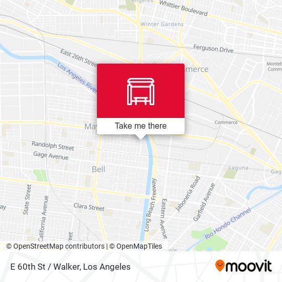 E 60th St / Walker map