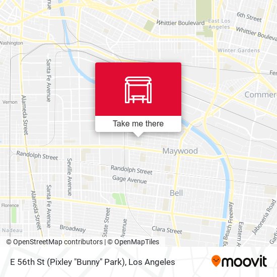 E 56th St (Pixley "Bunny" Park) map