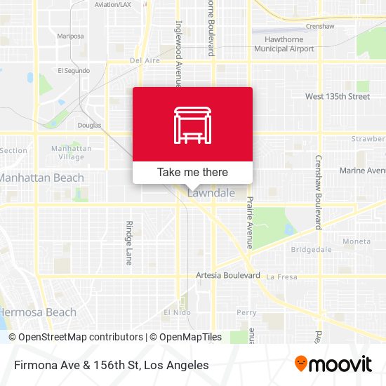 Firmona Ave & 156th St map