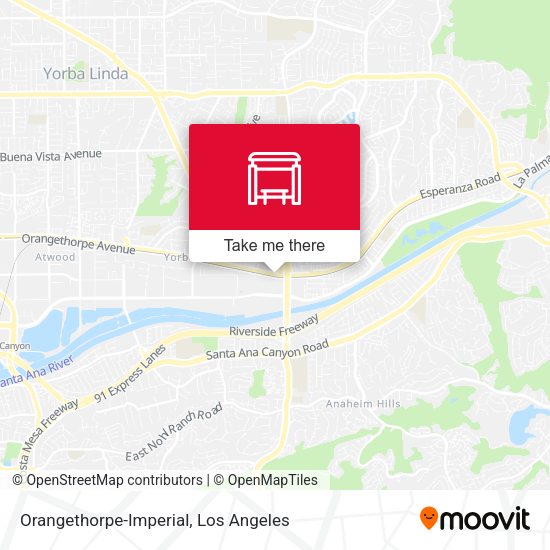 Mapa de Orangethorpe-Imperial