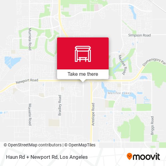 Mapa de Haun Rd + Newport Rd