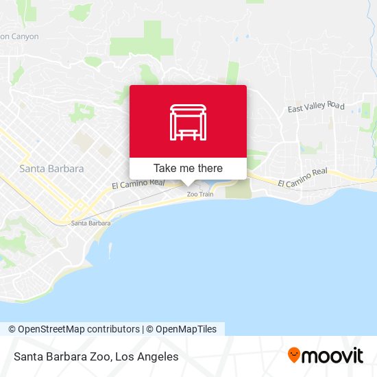 Santa Barbara Zoo map