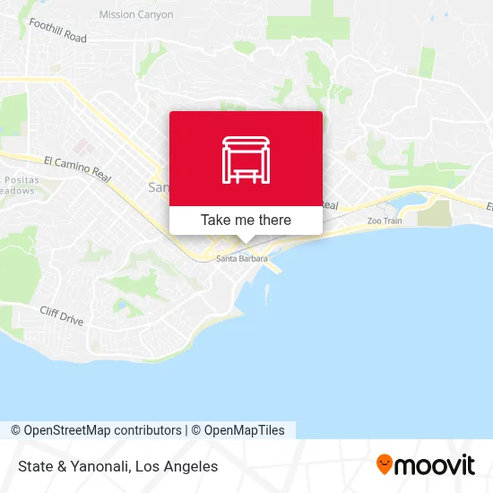 State & Yanonali map