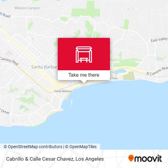 Cabrillo & Calle Cesar Chavez map