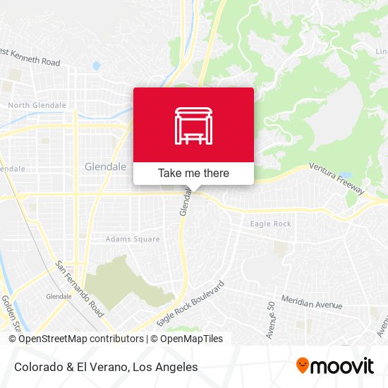 Colorado & El Verano map