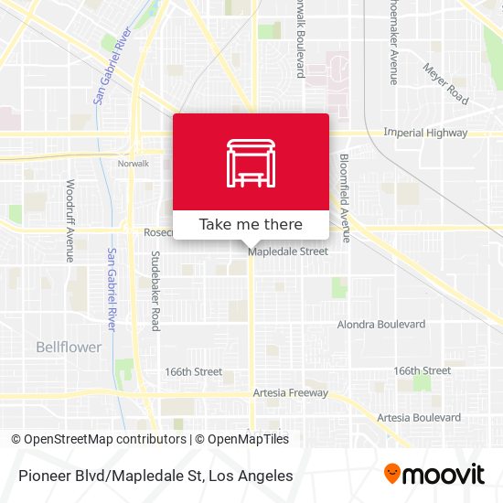 Mapa de Pioneer Blvd/Mapledale St