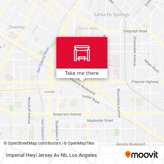 Imperial Hwy/Jersey Av Nb map
