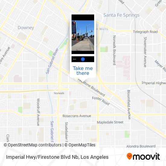 Imperial Hwy/Firestone Blvd Nb map