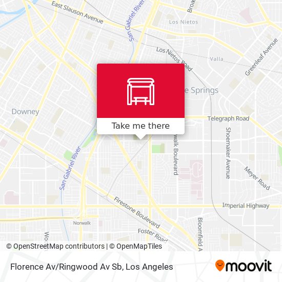 Florence Av/Ringwood Av Sb map