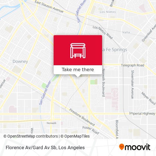 Florence Av/Gard Av Sb map