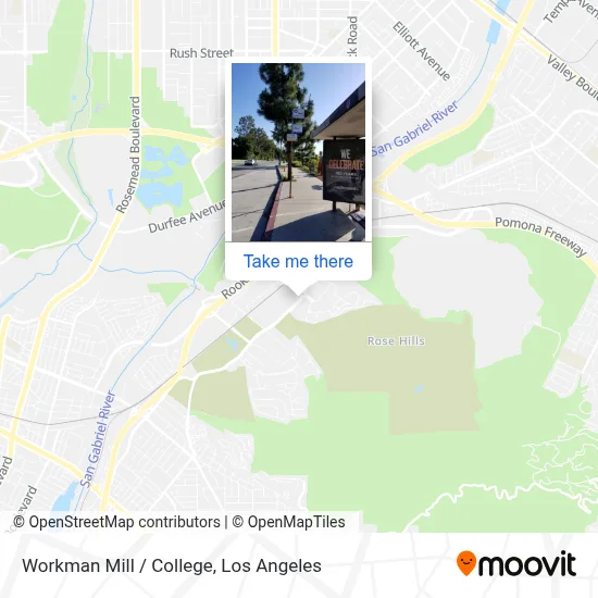 Workman Mill / College map