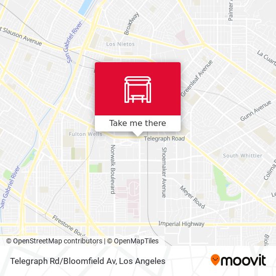 Mapa de Telegraph Rd/Bloomfield Av