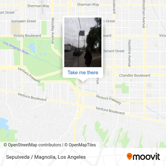 Sepulveda / Magnolia map